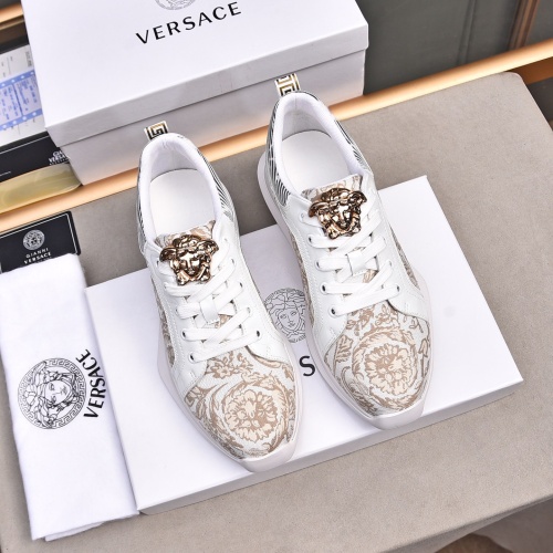 Replica Versace Casual Shoes For Men #1255956 $76.00 USD for Wholesale