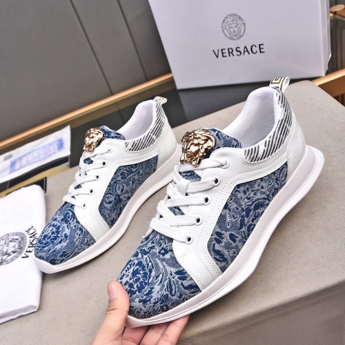 Replica Versace Casual Shoes For Men #1255957, $76.00 USD, [ITEM#1255957], Replica Versace Casual Shoes outlet from China