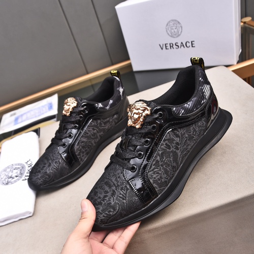 Replica Versace Casual Shoes For Men #1255958, $76.00 USD, [ITEM#1255958], Replica Versace Casual Shoes outlet from China