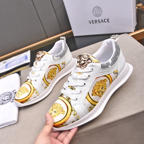 Replica Versace Casual Shoes For Men #1255959, $76.00 USD, [ITEM#1255959], Replica Versace Casual Shoes outlet from China