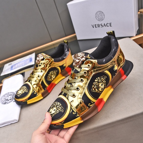 Replica Versace Casual Shoes For Men #1255960, $76.00 USD, [ITEM#1255960], Replica Versace Casual Shoes outlet from China