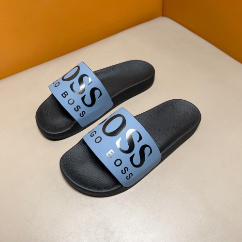 Replica Boss Slippers For Men #1255987, $42.00 USD, [ITEM#1255987], Replica Boss Slippers outlet from China