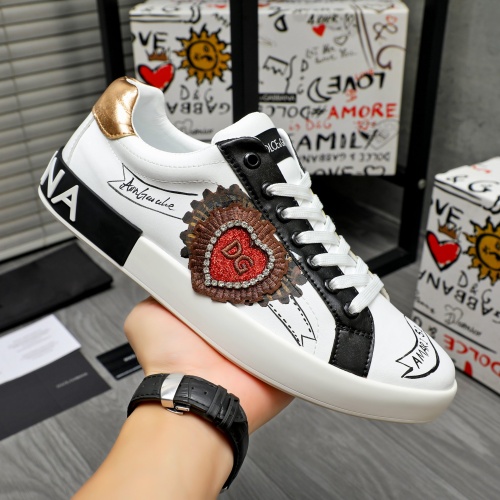 Replica Dolce & Gabbana D&G Casual Shoes For Men #1256047 $85.00 USD for Wholesale