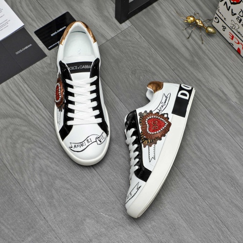 Replica Dolce & Gabbana D&G Casual Shoes For Men #1256047 $85.00 USD for Wholesale