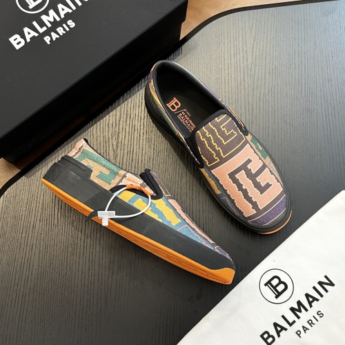 Replica Balmain Casual Shoes For Men #1256210, $80.00 USD, [ITEM#1256210], Replica Balmain Casual Shoes outlet from China