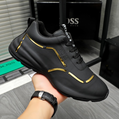 Replica Boss Casual Shoes For Men #1256243 $98.00 USD for Wholesale