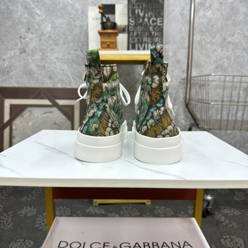 Replica Dolce & Gabbana D&G High Top Shoes For Men #1256311 $82.00 USD for Wholesale