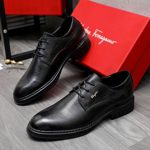 Replica Salvatore Ferragamo Leather Shoes For Men #1256681, $82.00 USD, [ITEM#1256681], Replica Salvatore Ferragamo Leather Shoes outlet from China