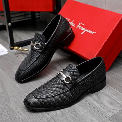 Replica Salvatore Ferragamo Leather Shoes For Men #1256811, $82.00 USD, [ITEM#1256811], Replica Salvatore Ferragamo Leather Shoes outlet from China