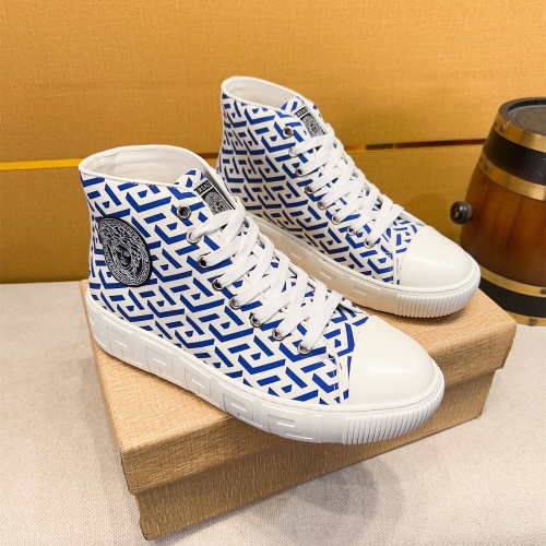 Replica Versace High Tops Shoes For Men #1256959, $76.00 USD, [ITEM#1256959], Replica Versace High Tops Shoes outlet from China