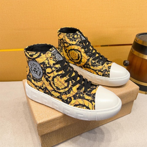 Replica Versace High Tops Shoes For Men #1256962, $76.00 USD, [ITEM#1256962], Replica Versace High Tops Shoes outlet from China