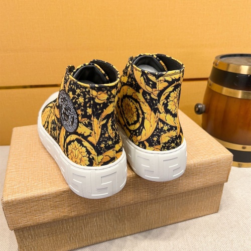 Replica Versace High Tops Shoes For Men #1256962 $76.00 USD for Wholesale