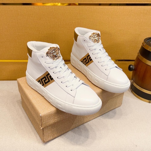 Replica Versace High Tops Shoes For Men #1256965, $80.00 USD, [ITEM#1256965], Replica Versace High Tops Shoes outlet from China