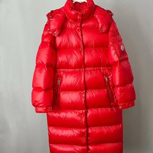 Replica Moncler Down Feather Coat Long Sleeved For Women #1256984, $172.00 USD, [ITEM#1256984], Replica Moncler Down Feather Coat outlet from China