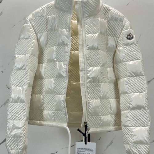 Replica Moncler Down Feather Coat Long Sleeved For Women #1256985 $172.00 USD for Wholesale