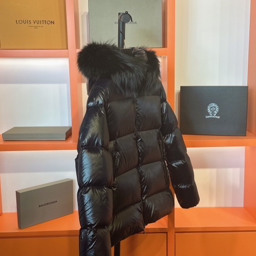 Replica Moncler Down Feather Coat Long Sleeved For Women #1256990 $210.00 USD for Wholesale