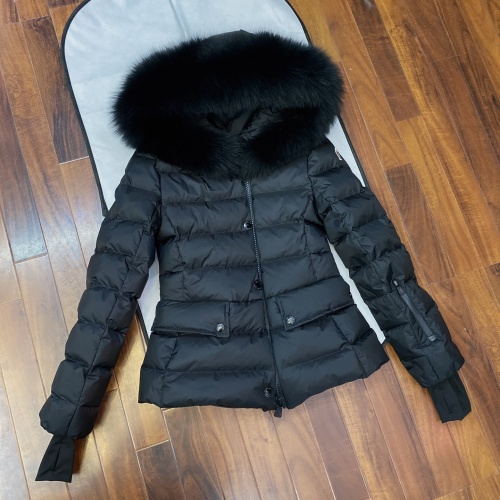 Replica Moncler Down Feather Coat Long Sleeved For Women #1256993, $247.93 USD, [ITEM#1256993], Replica Moncler Down Feather Coat outlet from China