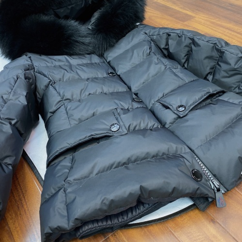 Replica Moncler Down Feather Coat Long Sleeved For Women #1256993 $247.93 USD for Wholesale