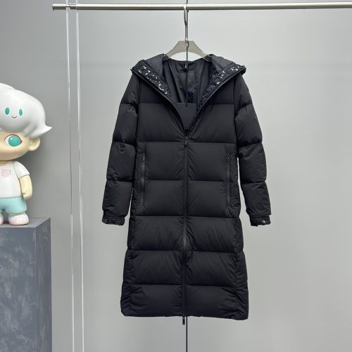 Replica Moncler Down Feather Coat Long Sleeved For Women #1256995, $192.00 USD, [ITEM#1256995], Replica Moncler Down Feather Coat outlet from China