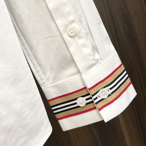 Replica Burberry Shirts Long Sleeved For Men #1257008 $92.00 USD for Wholesale