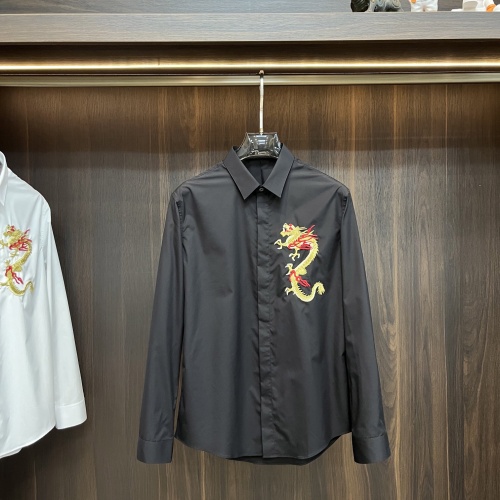 Replica Dolce &amp; Gabbana D&amp;G Shirts Long Sleeved For Men #1257011, $92.00 USD, [ITEM#1257011], Replica Dolce &amp; Gabbana D&amp;G Shirts outlet from China