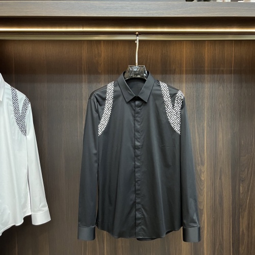 Replica Givenchy Shirts Long Sleeved For Men #1257019, $92.00 USD, [ITEM#1257019], Replica Givenchy Shirts outlet from China