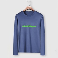 Salvatore Ferragamo T-Shirts Long Sleeved For Men #1250787