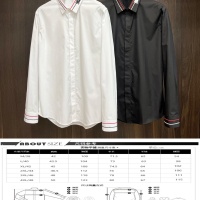 $92.00 USD Burberry Shirts Long Sleeved For Men #1257007