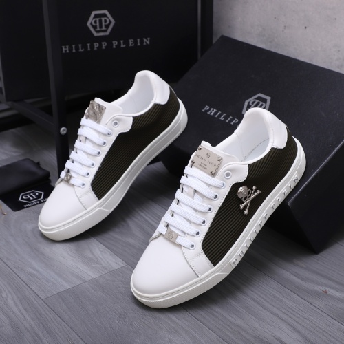 Replica Philipp Plein PP Casual Shoes For Men #1257157 $72.00 USD for Wholesale