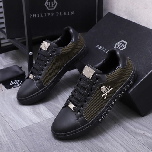 Replica Philipp Plein PP Casual Shoes For Men #1257158 $72.00 USD for Wholesale