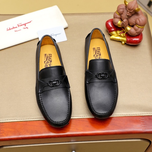 Replica Salvatore Ferragamo Leather Shoes For Men #1257167, $72.00 USD, [ITEM#1257167], Replica Salvatore Ferragamo Leather Shoes outlet from China