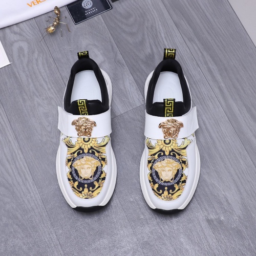 Replica Versace Casual Shoes For Men #1257658 $76.00 USD for Wholesale