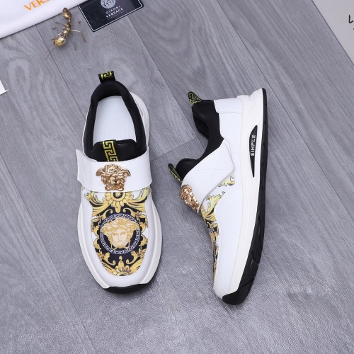 Replica Versace Casual Shoes For Men #1257658 $76.00 USD for Wholesale