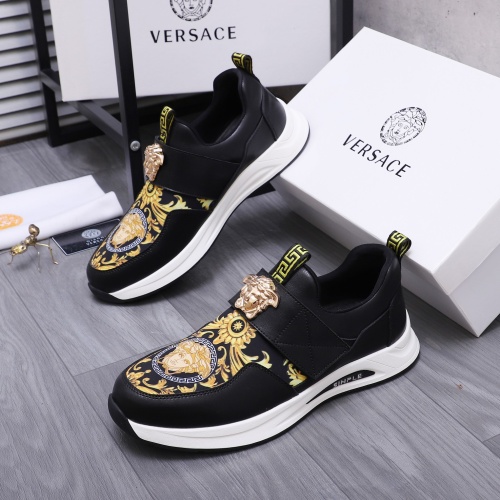 Replica Versace Casual Shoes For Men #1257659, $76.00 USD, [ITEM#1257659], Replica Versace Casual Shoes outlet from China