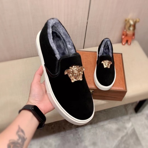 Replica Versace Casual Shoes For Men #1257663, $64.00 USD, [ITEM#1257663], Replica Versace Casual Shoes outlet from China