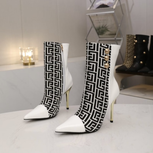 Replica Balmain Boots For Women #1257763, $112.00 USD, [ITEM#1257763], Replica Balmain Boots outlet from China