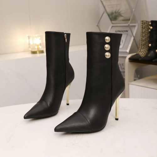 Replica Balmain Boots For Women #1257764, $112.00 USD, [ITEM#1257764], Replica Balmain Boots outlet from China