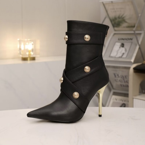 Replica Balmain Boots For Women #1257765 $112.00 USD for Wholesale