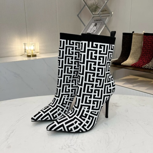 Replica Balmain Boots For Women #1257767 $96.00 USD for Wholesale