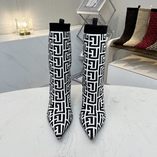 Replica Balmain Boots For Women #1257767 $96.00 USD for Wholesale