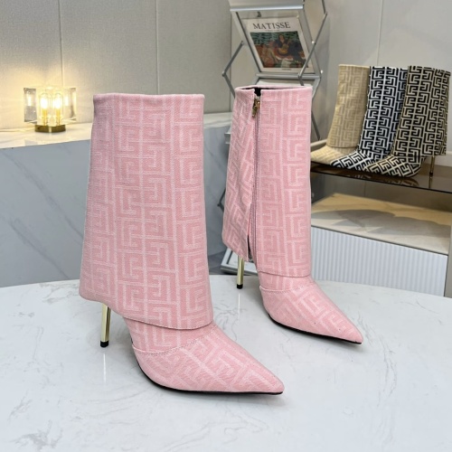 Replica Balmain Boots For Women #1257769, $112.00 USD, [ITEM#1257769], Replica Balmain Boots outlet from China