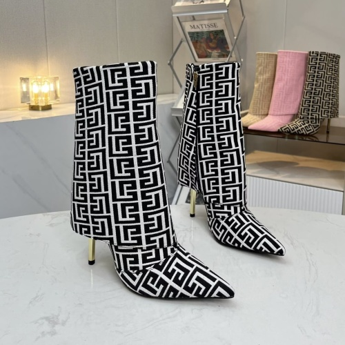 Replica Balmain Boots For Women #1257770, $112.00 USD, [ITEM#1257770], Replica Balmain Boots outlet from China