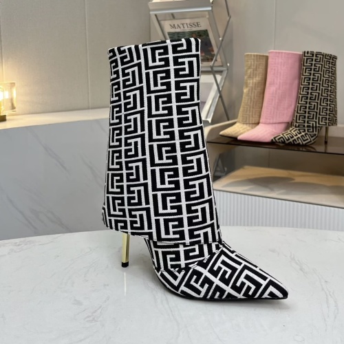 Replica Balmain Boots For Women #1257770 $112.00 USD for Wholesale