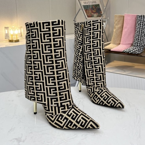 Replica Balmain Boots For Women #1257771, $112.00 USD, [ITEM#1257771], Replica Balmain Boots outlet from China