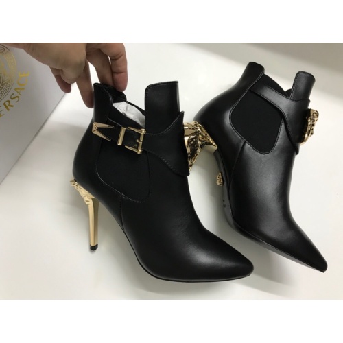 Replica Versace Boots For Women #1257775, $96.00 USD, [ITEM#1257775], Replica Versace Boots outlet from China