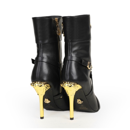 Replica Versace Boots For Women #1257776 $125.00 USD for Wholesale