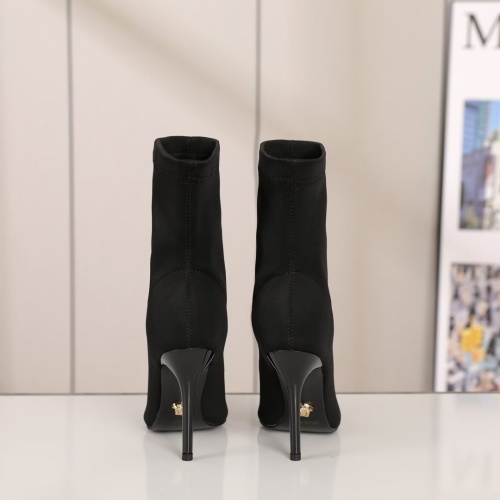 Replica Versace Boots For Women #1257779 $96.00 USD for Wholesale