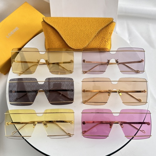 Replica LOEWE AAA Quality Sunglasses #1258130 $56.00 USD for Wholesale