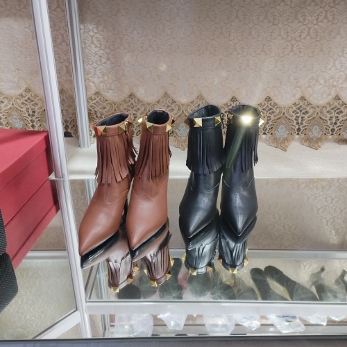 Replica Valentino Boots For Women #1258148 $118.00 USD for Wholesale