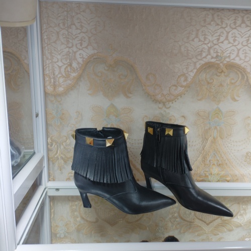 Replica Valentino Boots For Women #1258149 $118.00 USD for Wholesale